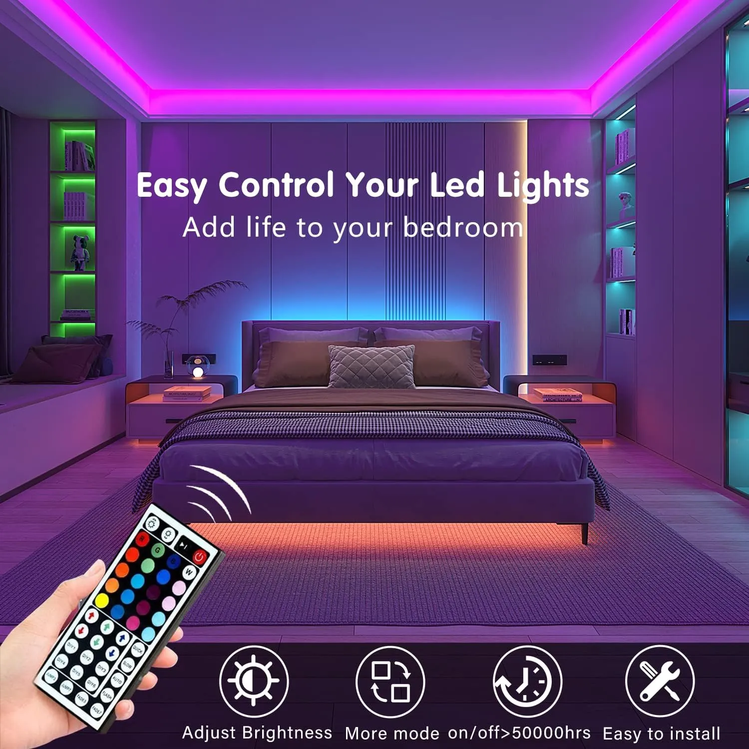 100ft Sync Color Changing RGB Led Light Strip