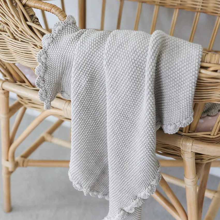 Alimrose | Mini Moss Stitch Blanket