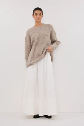 ANDERSON TAUPE MARLE KNIT JUMPER