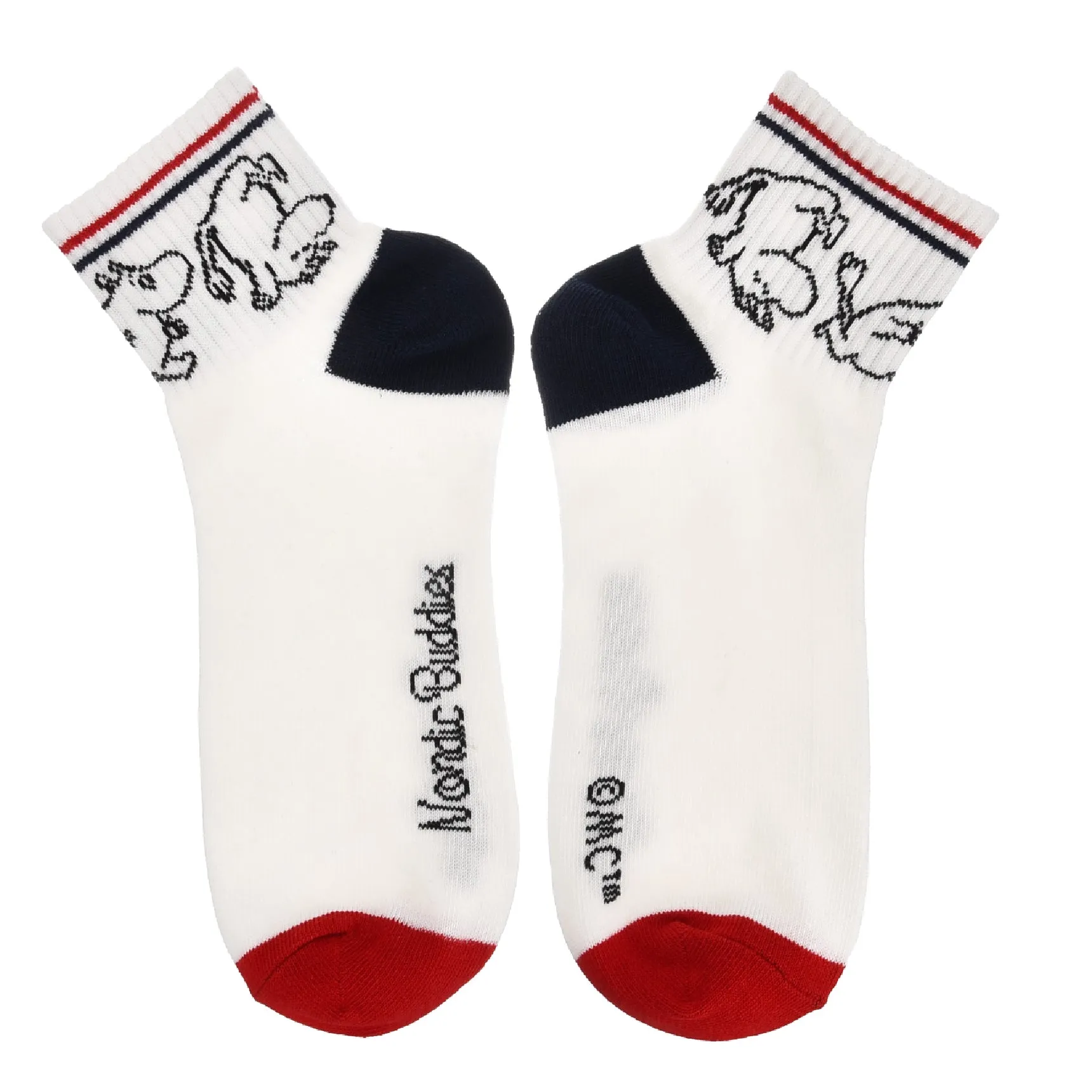 Ankle Socks Retro Moomintroll White