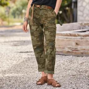 Ariel Camo Pants, Petite