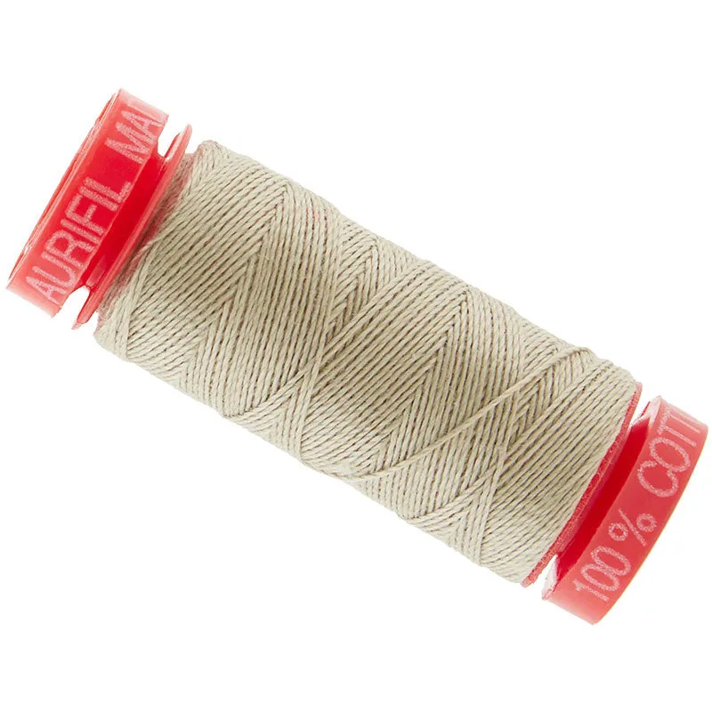 AURIfil 12 WT Cotton Small Spool Thread Taupe