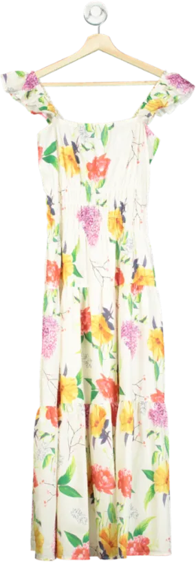 AX Paris Multicolour Floral Maxi Dress UK 8