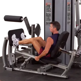 Body Solid Dual Leg/Calf Station, DGYM W STACK