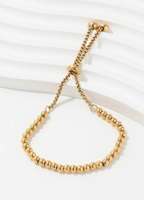 Bracelet | Beads | 18K Gold Plated