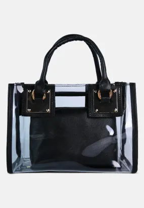 Clear Handbag With Pouch