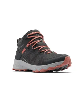 Columbia Women's Peakfreak II Outdry Waterproof Mid Trail Boots (Dark Grey/Dark Coral)