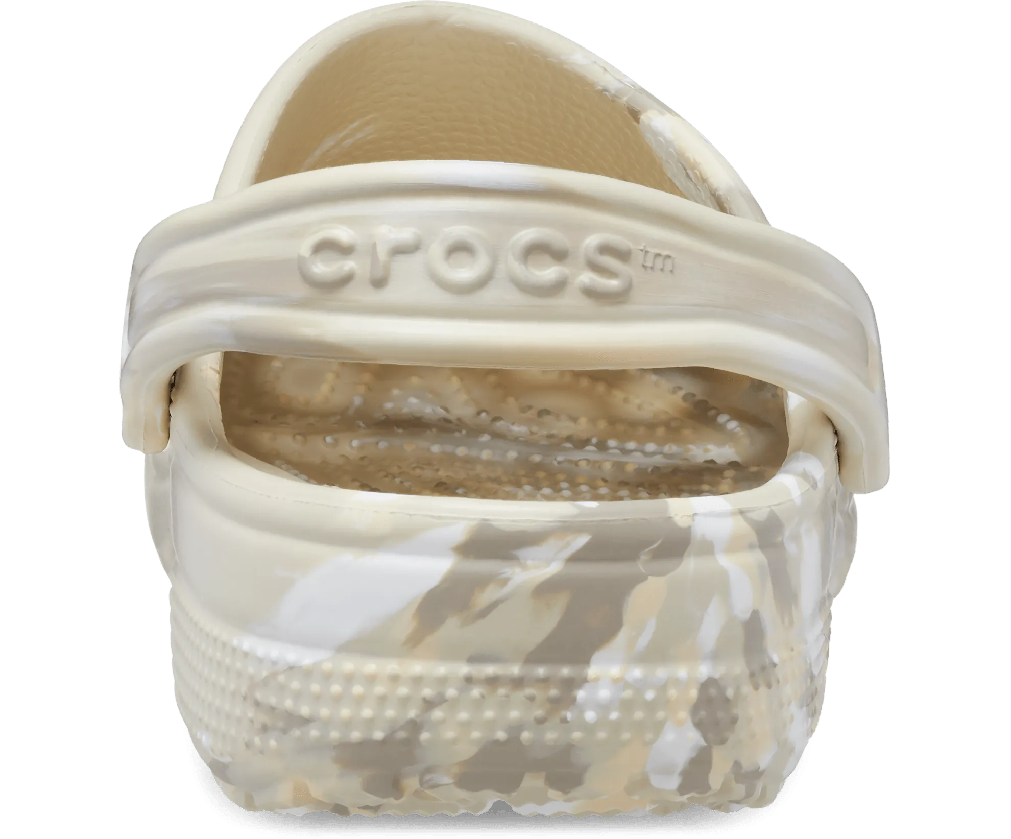 Crocs Unisex Classic Marbled Clog - Bone