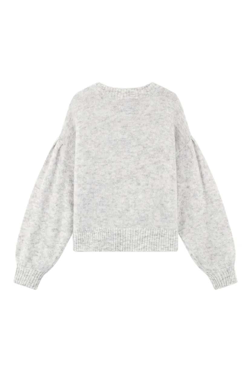 Deidre Mohair Sweater - Cool Grey