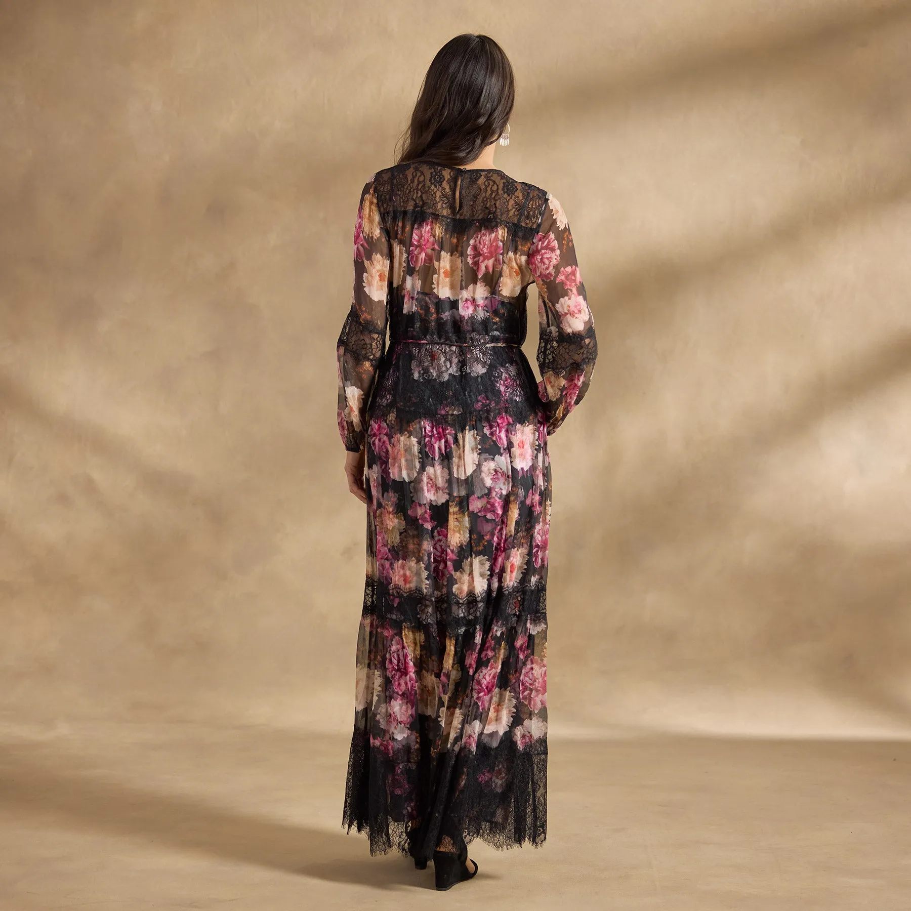 Flora Lace Maxi Dress