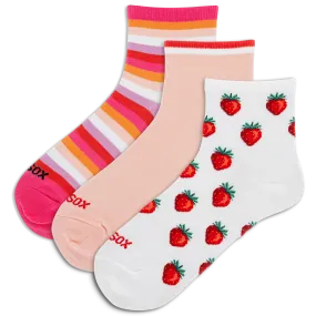 HOTSOX Women's Strawberry Anklet Socks