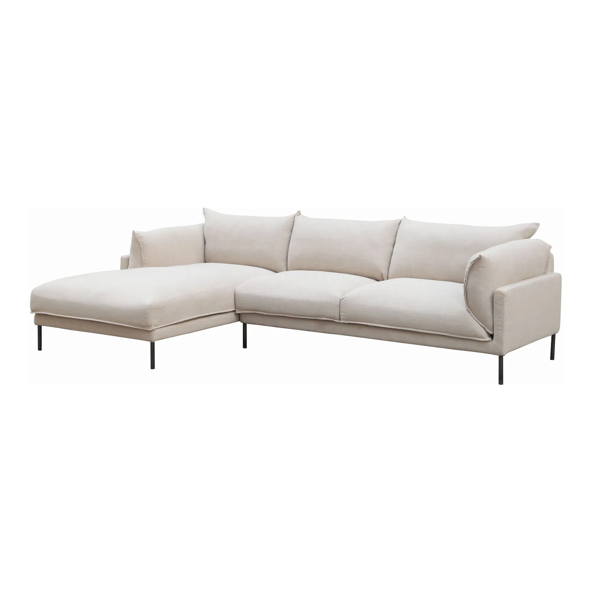 Jamara - Left-Facing Sectional - Natural