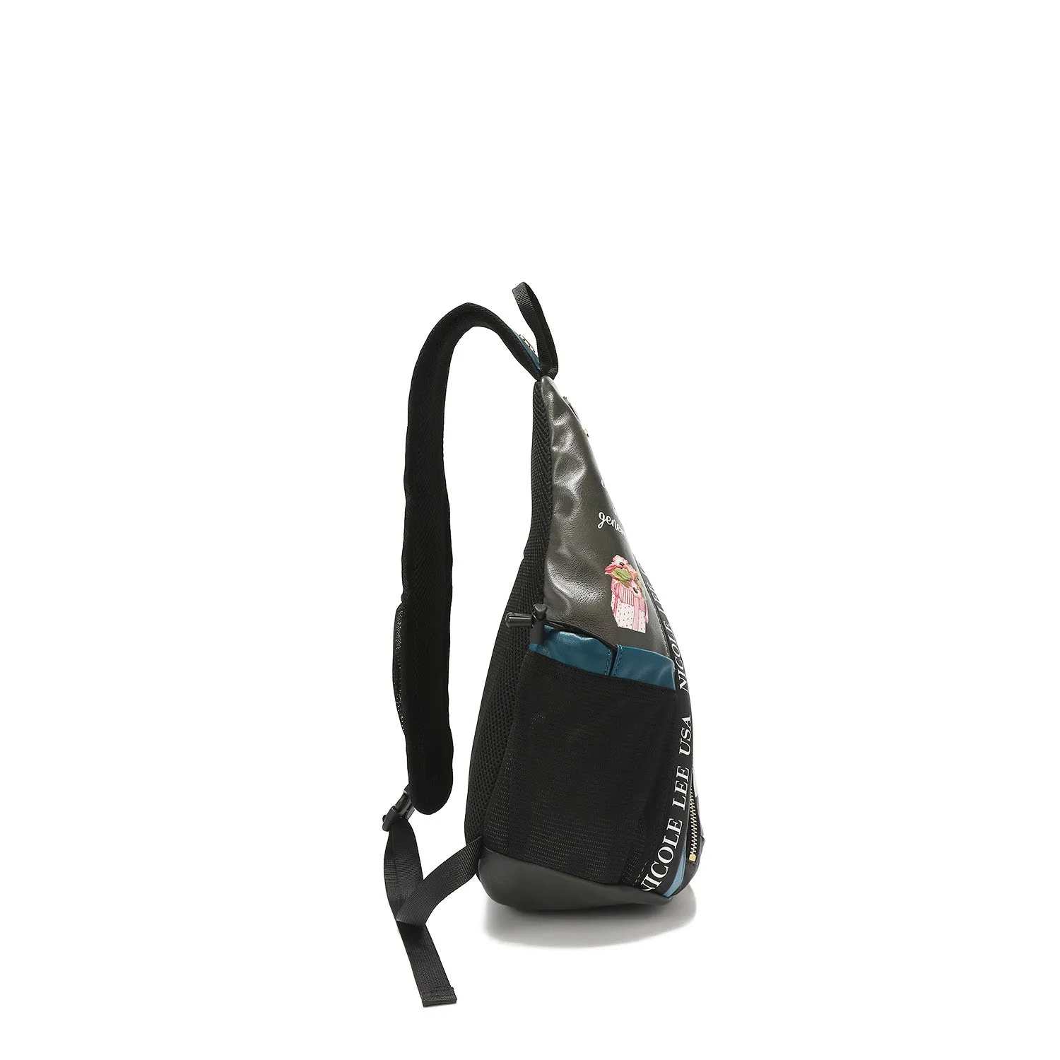 JAZMIN SLING BACKPACK WITH EARPHONE PORT