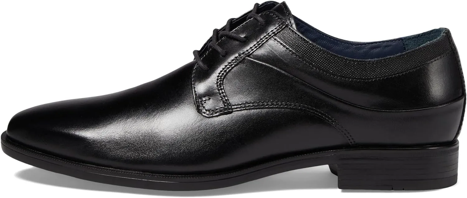 Johnston & Murphy Gibbons Plain Toe Blk