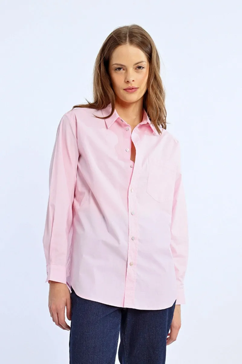 Lili Sidonio Light Pink Oversized Shirt