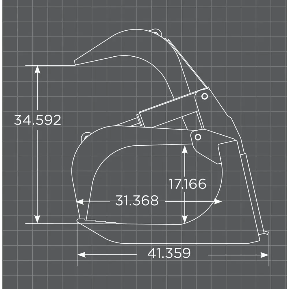 Loflin Fabrication Standard Duty Root Grapple