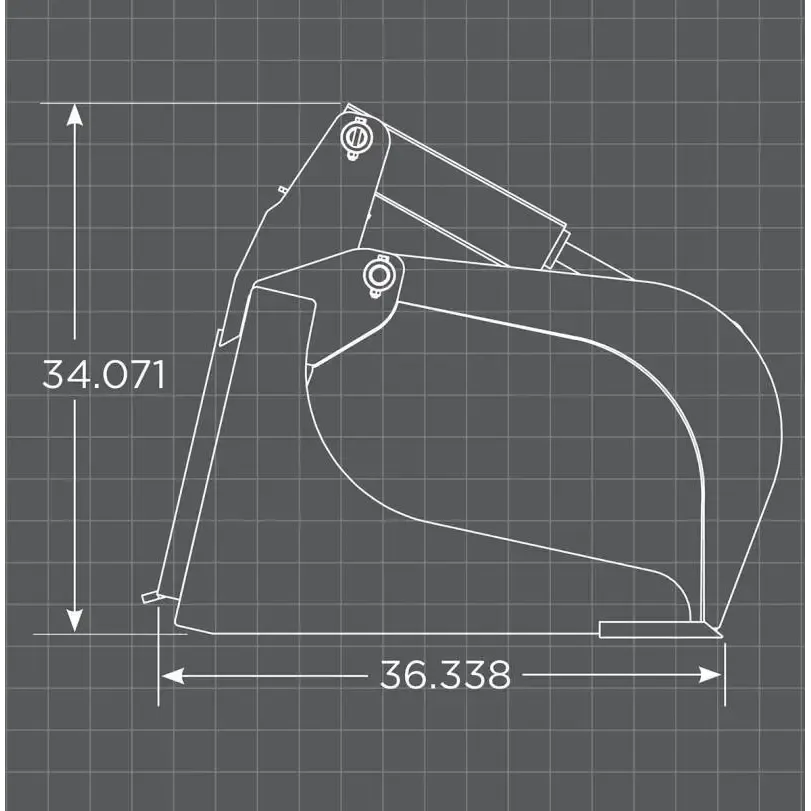 Loflin Fabrication XHD Grapple Bucket