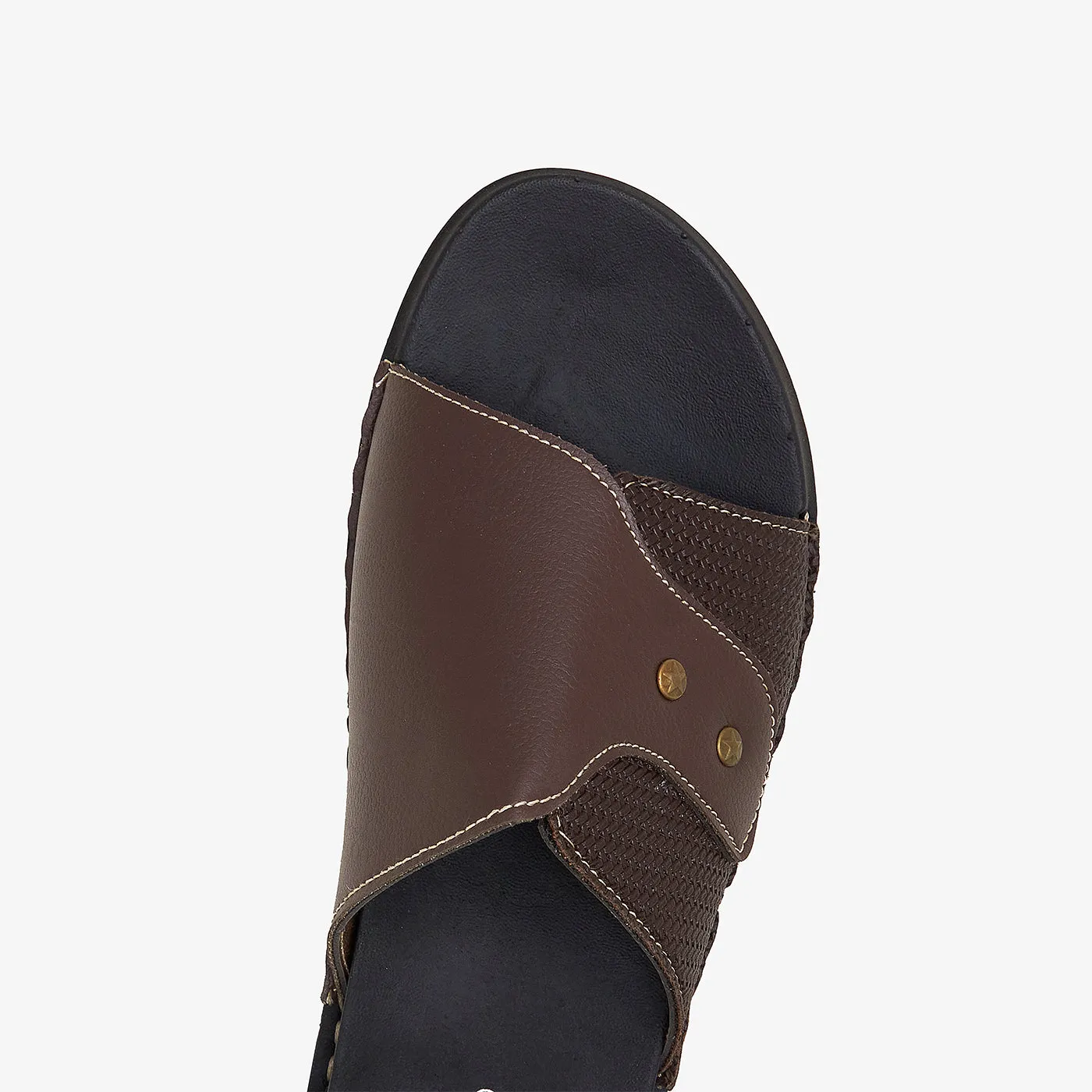 Men's Round-Toed Chappals