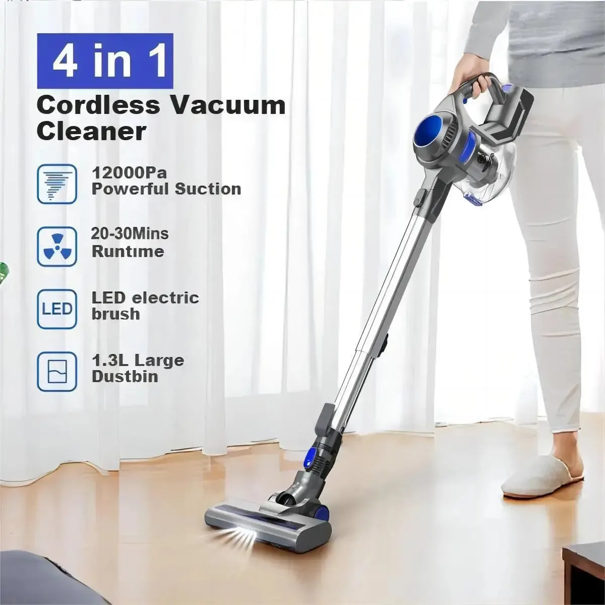 MOOSOO XL-618A 4-In-1 Stick Vacuum Cleaners