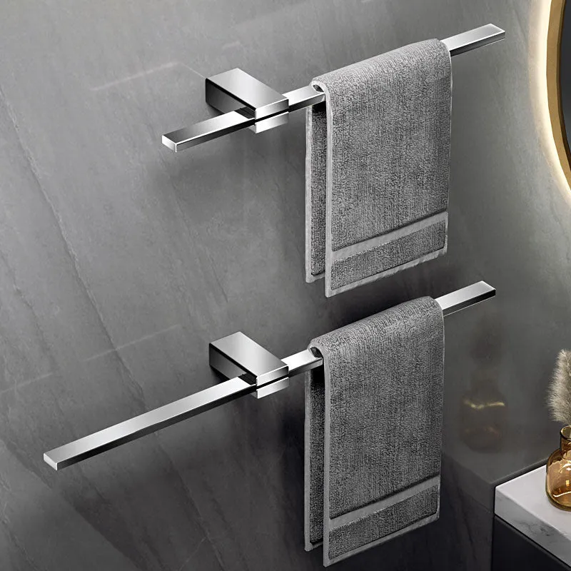 Movable Towel Rack Towel Hanger Bath Towel Holder Wall Towel Rack