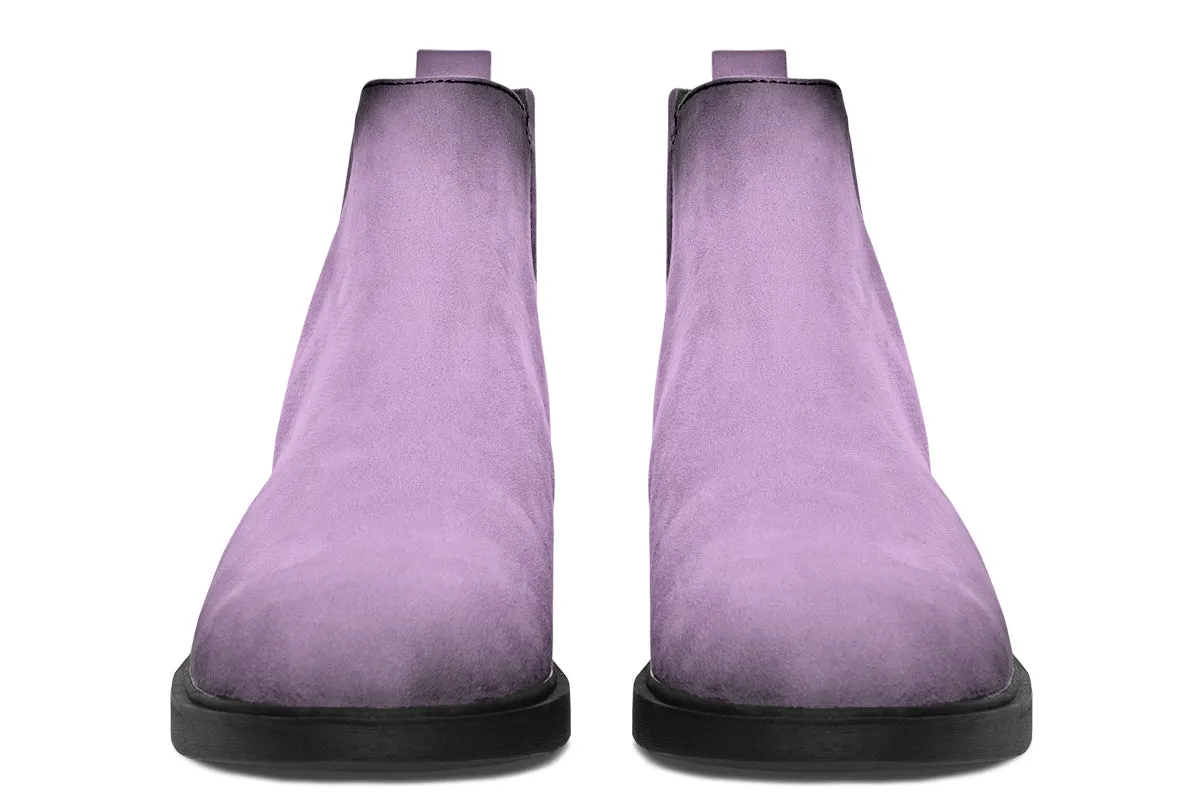 Mystic Dusk Chelsea Boots - Comfy Slip-On - Soft & Water-Resistant Micro-Suede Vegan Shoes