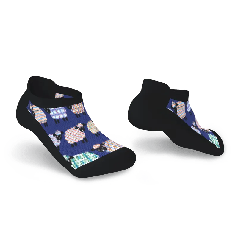 Quilted Sheep Diabetic Ankle Socks