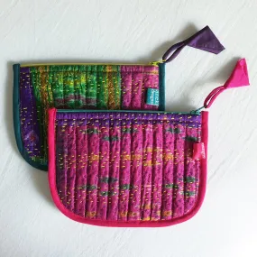 Set of 2 Kantha Pouches