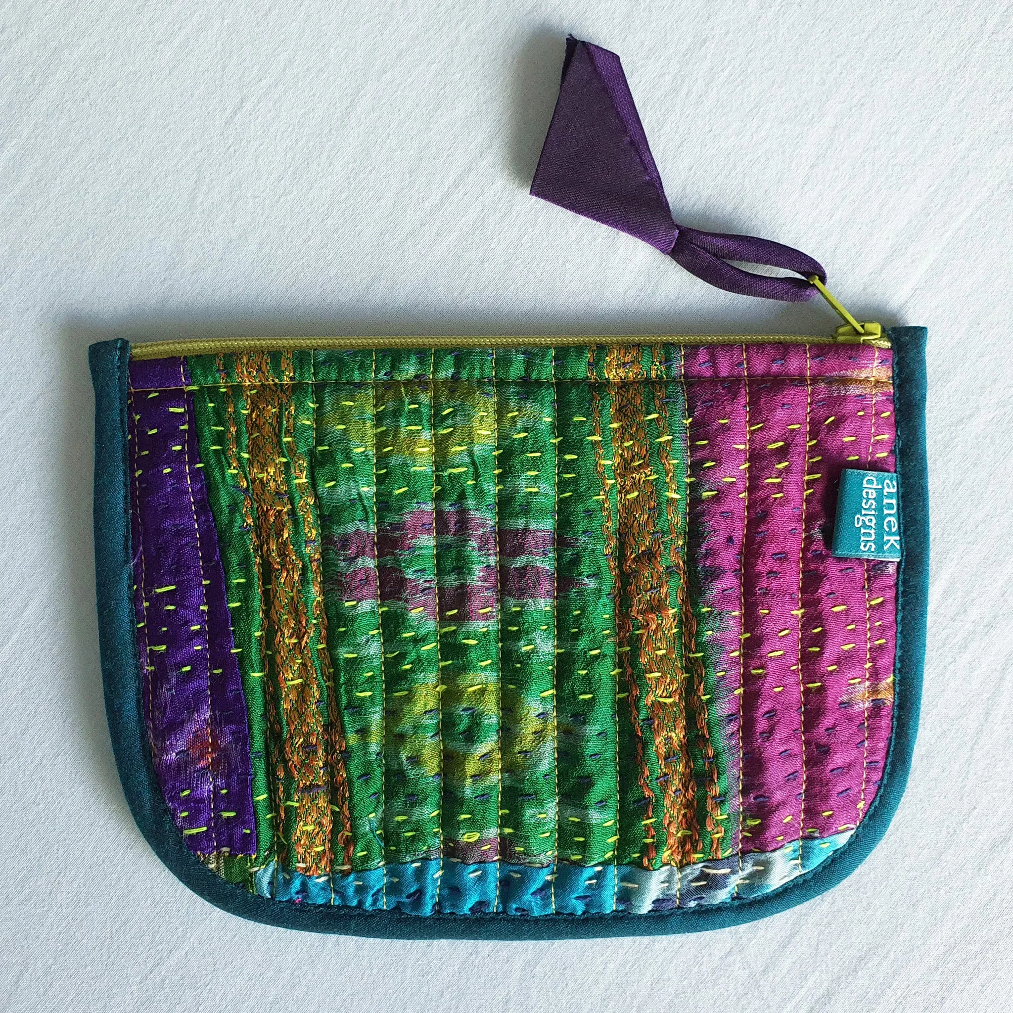 Set of 2 Kantha Pouches