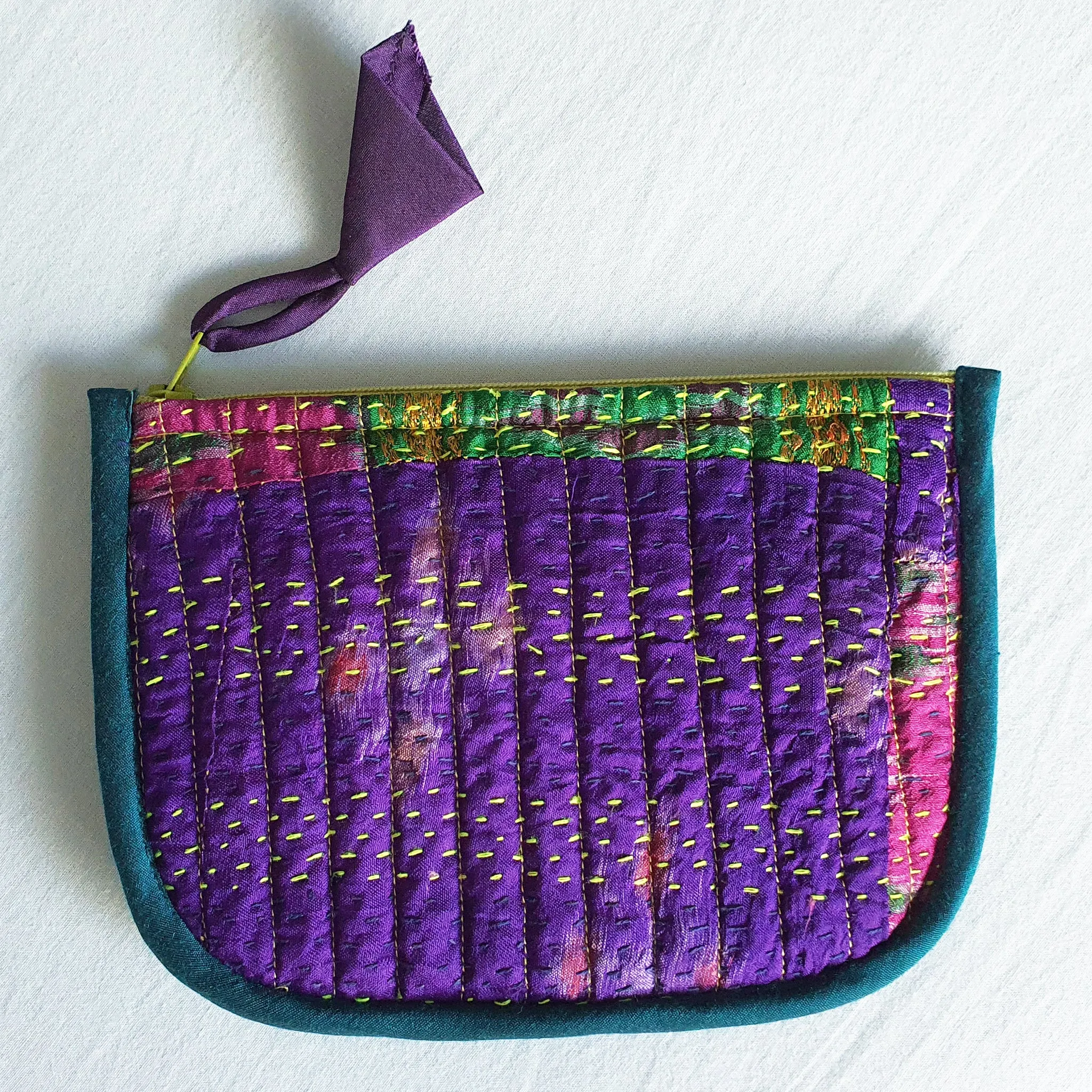 Set of 2 Kantha Pouches