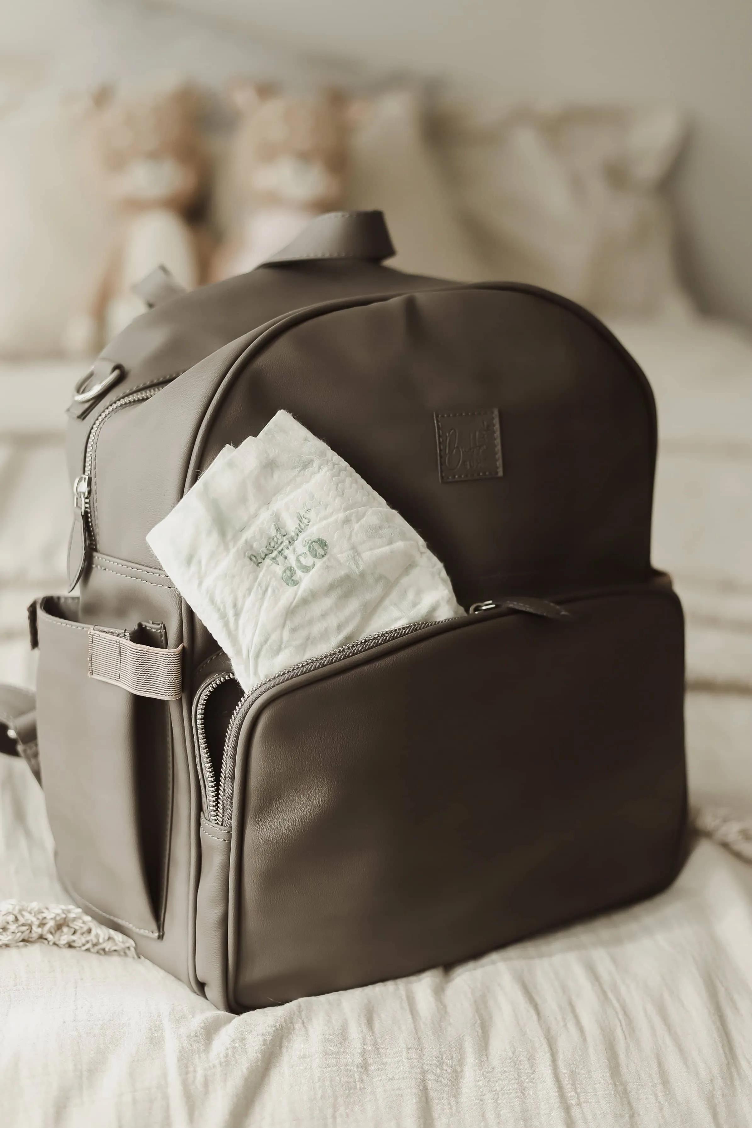 Slate Backpack Change Bag