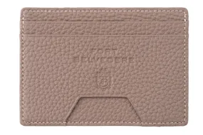 Slim Boardroom Taupe Togo Leather Cardholder Wallet