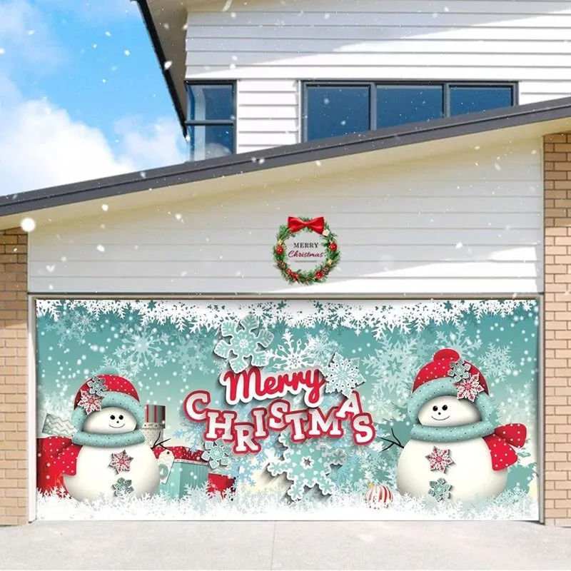 Snowmen Christmas Garage Door Covers CC011