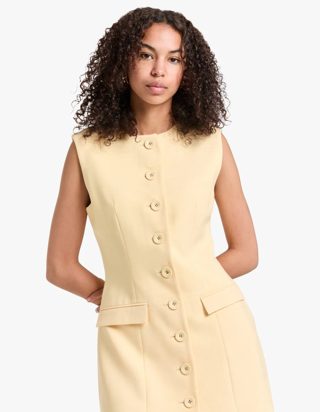 Sofia Dress - Butter