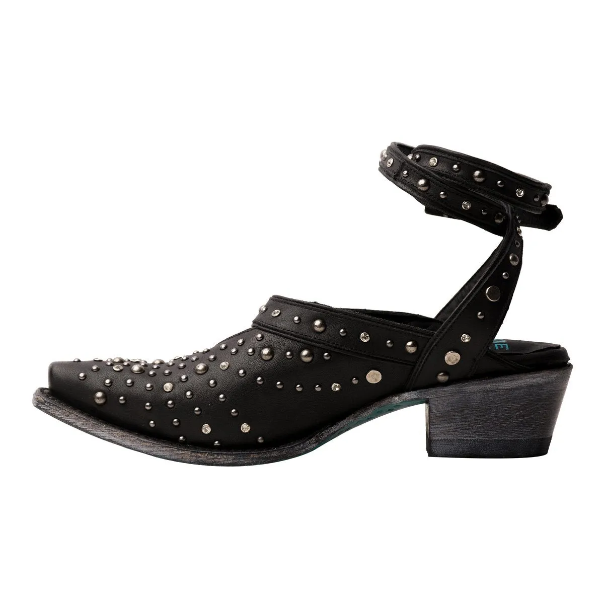 Sparks Fly Mule Jet Black **Final Sale**