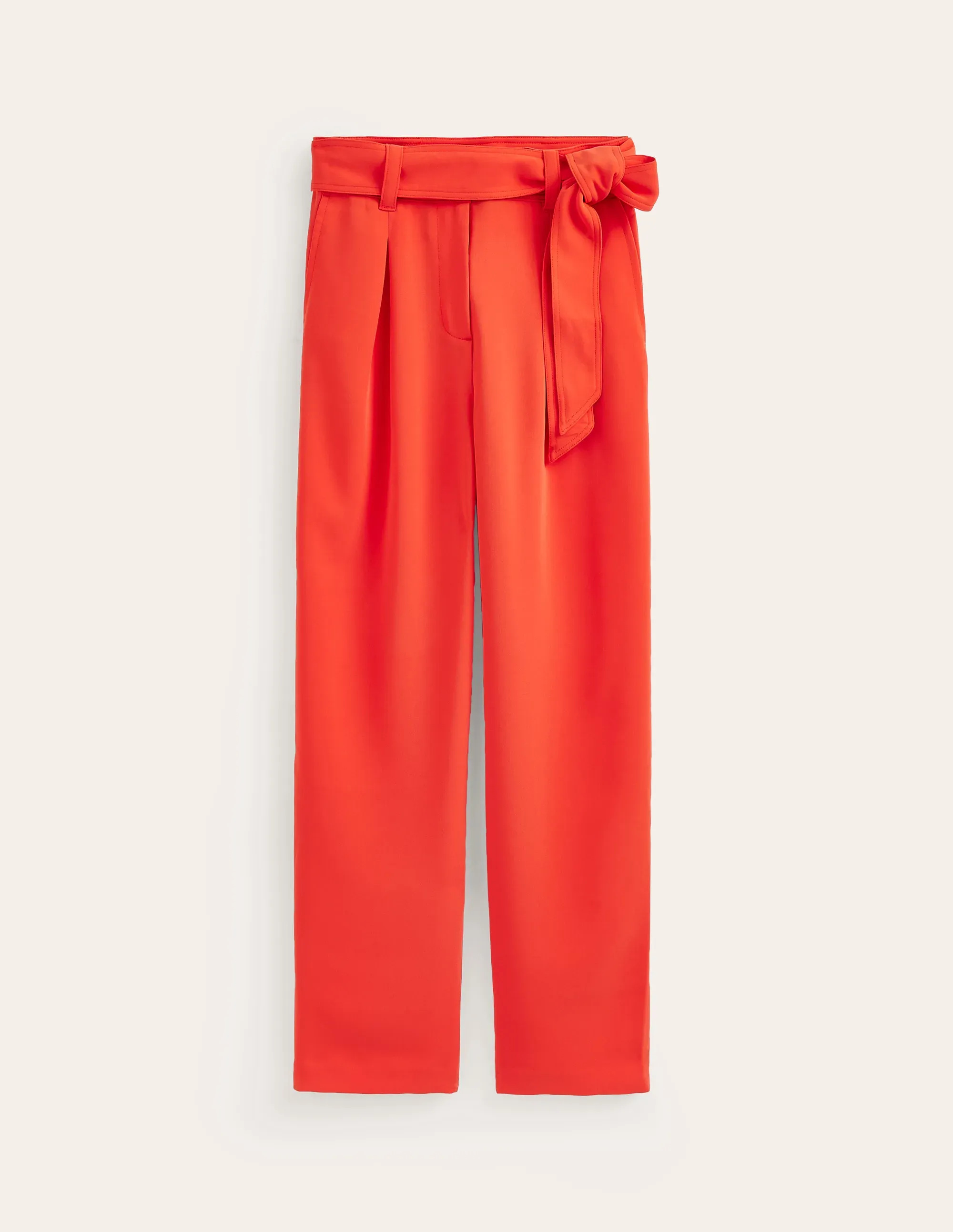 Tapered Tie Waist Trousers