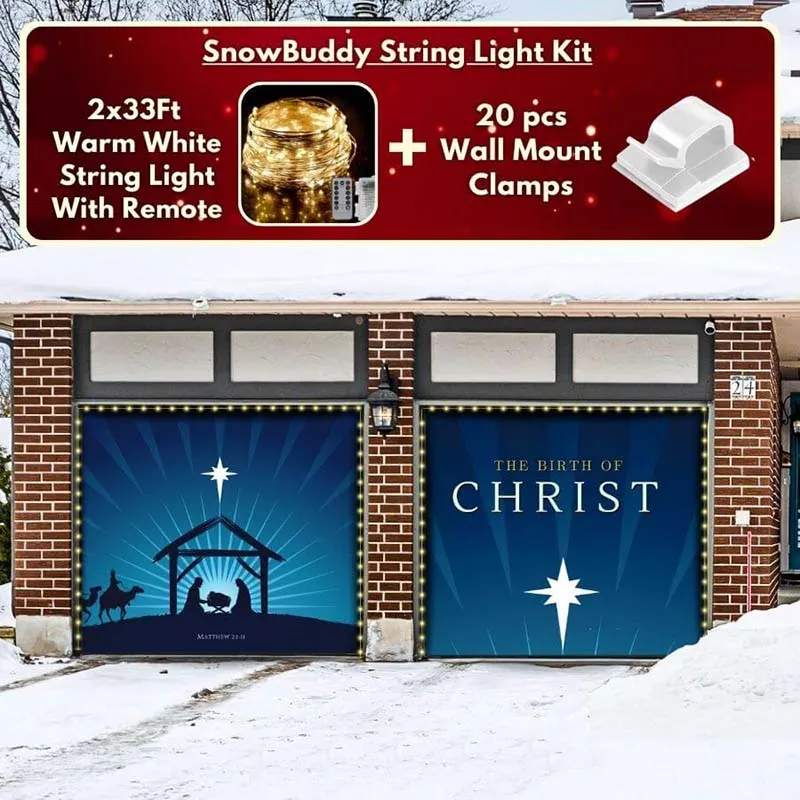 The Birth Of Christ Christmas Garage Door Covers CC006