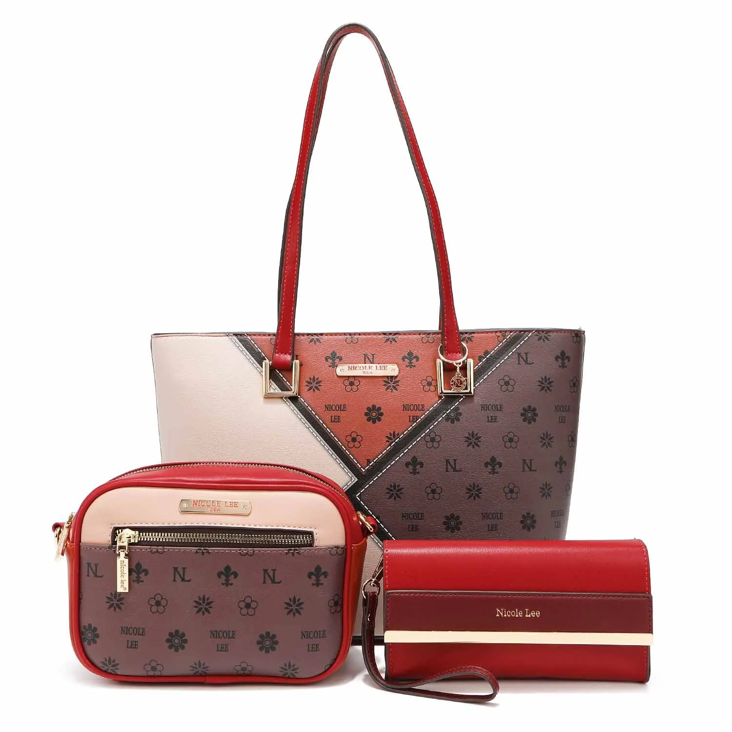 TRINITY 3 PIECE SET (Shopper, Crossbody, Clutch)