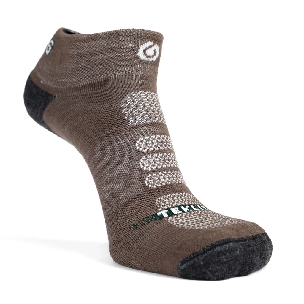 Wool Teklite Ankle Sock - Sandstone